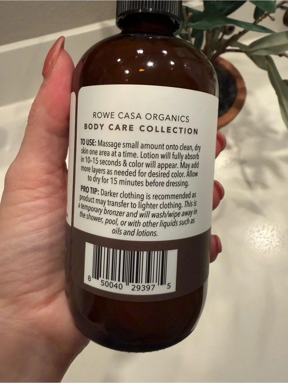 Rowe Casa Organics 8 oz Bronzing Lotion